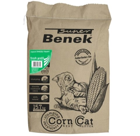 CERTECH-SUPER BENEK Corn Cat Świeża Trawa 25l CERTECH-SUPER BENEK Corn Cat Świeża Trawa 25l