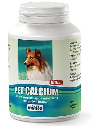 Mikita Pet Calcium 100 Tabletek Mikita Pet Calcium 100 Tabletek