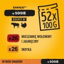 Pedigree Mokra Karma Dla Dorosłych Psów W Sosie (Z Wołowiną I Jagnięciną, Z Indykiem I Marchewką) 4x100g Pedigree Mokra Karma Dla Dorosłych Psów W Sosie (Z Wołowiną I Jagnięciną, Z Indykiem I Marchewką) 4x100g