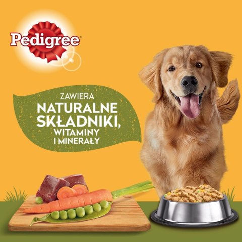 Pedigree Mokra Karma Dla Dorosłych Psów W Sosie (Z Wołowiną I Jagnięciną, Z Indykiem I Marchewką) 4x100g Pedigree Mokra Karma Dla Dorosłych Psów W Sosie (Z Wołowiną I Jagnięciną, Z Indykiem I Marchewką) 4x100g