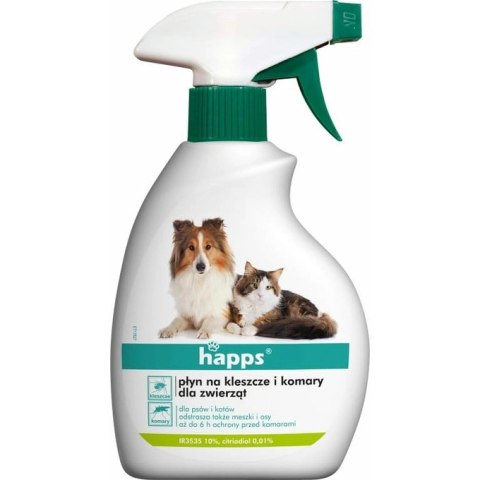 Bros Happs Płyn Na Kleszcze I Komary Dla Zwierząt 200ml Bros Happs Płyn Na Kleszcze I Komary Dla Zwierząt 200ml
