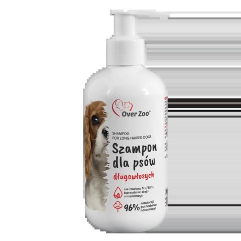 OVER ZOO Szampon Dla Psów Długowłosych 250ml OVER ZOO Szampon Dla Psów Długowłosych 250ml