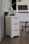 Curver Style Regał Z Szufladami Kremowy 42l Curver Style Regał Z Szufladami Kremowy 42l