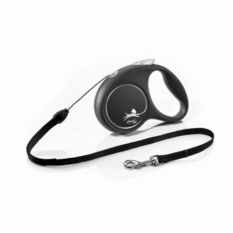 Flexi Smycz Oryginalna Black Design S Linka 5m Do 12kg Czarna Flexi Smycz Oryginalna Black Design S Linka 5m Do 12kg Czarna