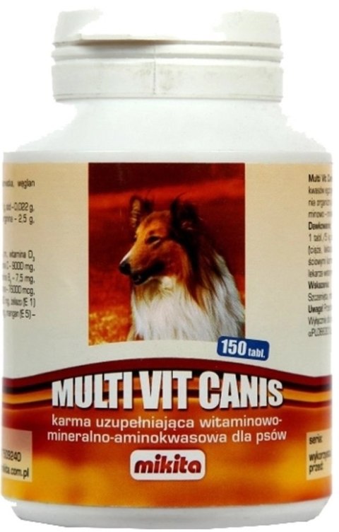 Mikita Multi Vit Canis 150 Tabletek Mikita Multi Vit Canis 150 Tabletek