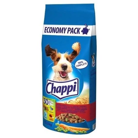 Chappi Sucha Karma Dla Psów Z Wołowiną, Drobiem I Warzywami 13,5kg Chappi Sucha Karma Dla Psów Z Wołowiną, Drobiem I Warzywami 13,5kg