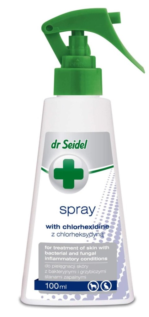 Laboratorium DermaPharm Dr Seidel Spray Z Chlorheksydyną 100ml Laboratorium DermaPharm Dr Seidel Spray Z Chlorheksydyną 100ml