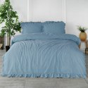 Pościel bawełniana BLUE/220X200(P) STONEWASHED Pościel bawełniana BLUE/220X200(P) STONEWASHED