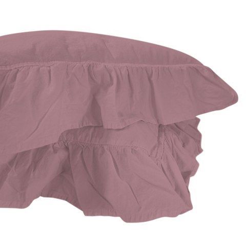 Poszewka bawełniana komplet PALE MAUVE/2x40x40 STONEWASHED Poszewka bawełniana komplet PALE MAUVE/2x40x40 STONEWASHED