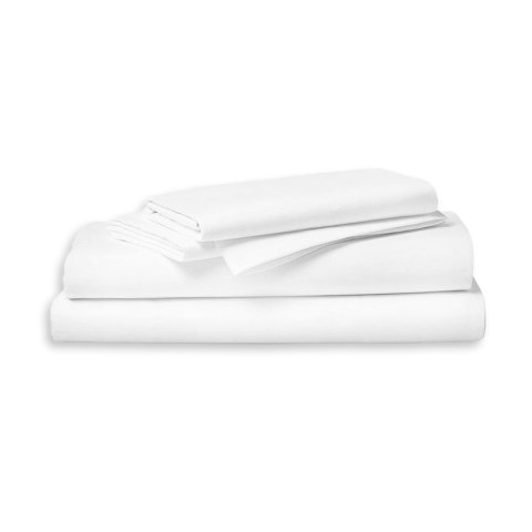 Prześcieradło hotelowe białe GŁADKIE/200x220 Prześcieradło hotelowe białe GŁADKIE/200x220