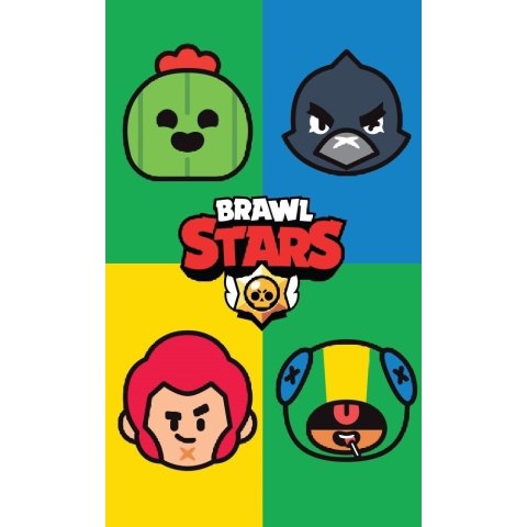 Ręcznik przedszkolny dla dziecka 30x50 Brawl Stars Ręcznik przedszkolny dla dziecka 30x50 Brawl Stars