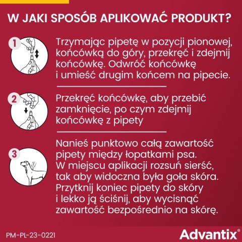 Bayer Advantix Krople Na Kleszcze I Pchły 4x1ml Bayer Advantix Krople Na Kleszcze I Pchły 4x1ml