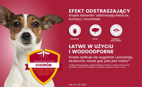 Bayer Advantix Krople Na Kleszcze I Pchły 4x1ml Bayer Advantix Krople Na Kleszcze I Pchły 4x1ml