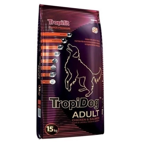 Tropidog Super Premium Adult Medium & Large Breed Kurczak I Łosoś 15kg Tropidog Super Premium Adult Medium & Large Breed Kurczak I Łosoś 15kg