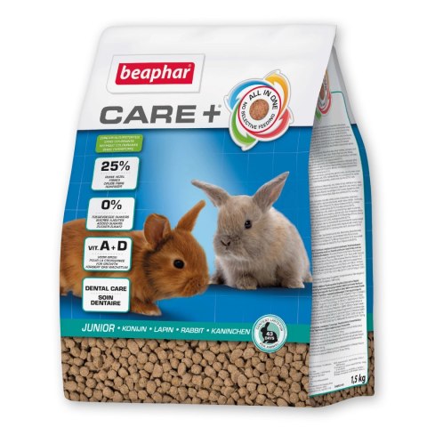 BEAPHAR Care+ Rabbit Junior Karma Super Premium Dla Młodych Królików 1,5kg BEAPHAR Care+ Rabbit Junior Karma Super Premium Dla Młodych Królików 1,5kg
