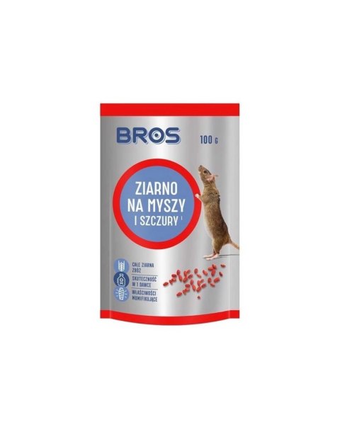 Bros Ziarno Na Myszy I Szczury 100g Bros Ziarno Na Myszy I Szczury 100g