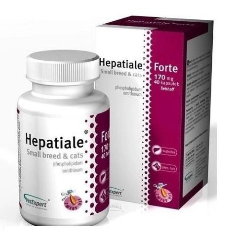 Hepatiale Forte Small Breed & Cats 40 kaps. Hepatiale Forte Small Breed & Cats 40 kaps.