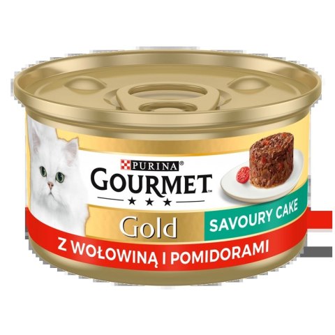 Purina Gourmet Gold wołowina w pomidorach 85g Purina Gourmet Gold wołowina w pomidorach 85g