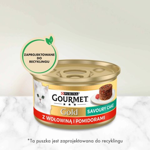 Purina Gourmet Gold wołowina w pomidorach 85g Purina Gourmet Gold wołowina w pomidorach 85g