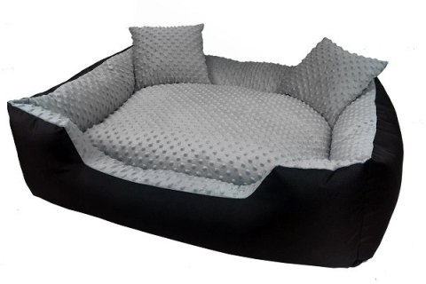DogStuffs Legowisko kanapa MINKY szare 80x60cm DogStuffs Legowisko kanapa MINKY szare 80x60cm