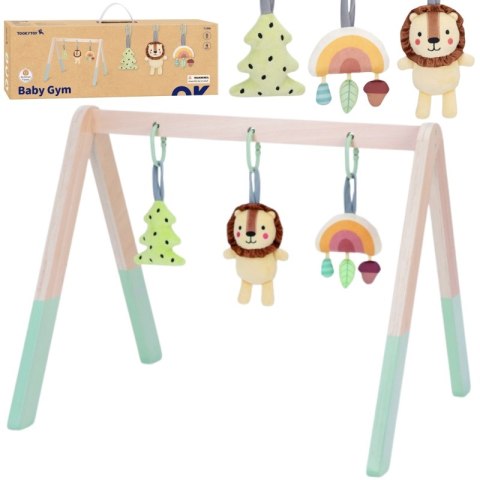 TOOKY TOY Baby Gym Stojak Edukacyjny Gimnastyczny 3 Zawieszki TOOKY TOY Baby Gym Stojak Edukacyjny Gimnastyczny 3 Zawieszki