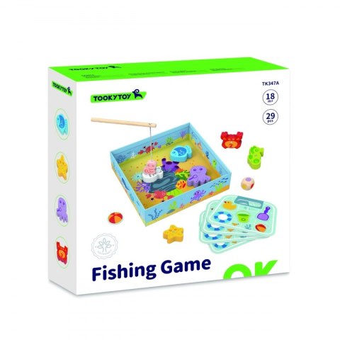 TOOKY TOY Gra Łowienie Rybek Gra Zręcznościowa TOOKY TOY Gra Łowienie Rybek Gra Zręcznościowa