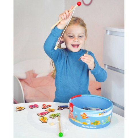 TOOKY TOY Gra Zręcznościowa Łowienie Rybek Wędkowanie TOOKY TOY Gra Zręcznościowa Łowienie Rybek Wędkowanie