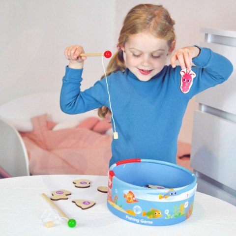TOOKY TOY Gra Zręcznościowa Łowienie Rybek Wędkowanie TOOKY TOY Gra Zręcznościowa Łowienie Rybek Wędkowanie