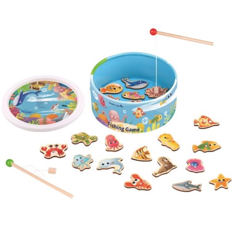TOOKY TOY Gra Zręcznościowa Łowienie Rybek Wędkowanie TOOKY TOY Gra Zręcznościowa Łowienie Rybek Wędkowanie