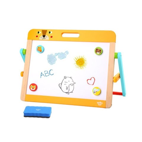 TOOKY TOY Tablica Edukacyjna 2w1 Magnetyczna Kredowa dla Dzieci Magnesy Gąbka 6 el. TOOKY TOY Tablica Edukacyjna 2w1 Magnetyczna Kredowa dla Dzieci Magnesy Gąbka 6 el.