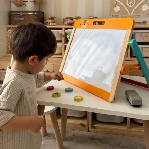 TOOKY TOY Tablica Edukacyjna 2w1 Magnetyczna Kredowa dla Dzieci Magnesy Gąbka 6 el. TOOKY TOY Tablica Edukacyjna 2w1 Magnetyczna Kredowa dla Dzieci Magnesy Gąbka 6 el.