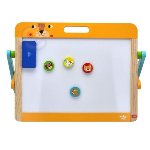 TOOKY TOY Tablica Edukacyjna 2w1 Magnetyczna Kredowa dla Dzieci Magnesy Gąbka 6 el. TOOKY TOY Tablica Edukacyjna 2w1 Magnetyczna Kredowa dla Dzieci Magnesy Gąbka 6 el.