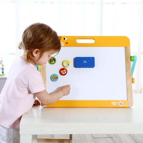 TOOKY TOY Tablica Edukacyjna 2w1 Magnetyczna Kredowa dla Dzieci Magnesy Gąbka 6 el. TOOKY TOY Tablica Edukacyjna 2w1 Magnetyczna Kredowa dla Dzieci Magnesy Gąbka 6 el.