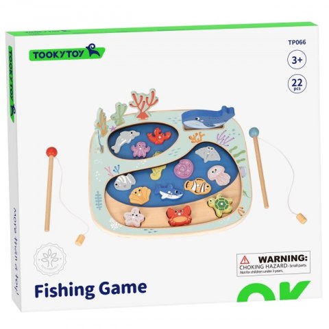 TOOKY TOY Złowić Rybkę Gra Zręcznościowa Układanka Montessori TOOKY TOY Złowić Rybkę Gra Zręcznościowa Układanka Montessori