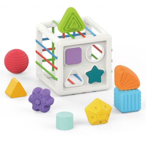 WOOPIE BABY Elastyczna Kostka Sensoryczna Sorter dla Dzieci Kolorowe Kształty 11 el. WOOPIE BABY Elastyczna Kostka Sensoryczna Sorter dla Dzieci Kolorowe Kształty 11 el.
