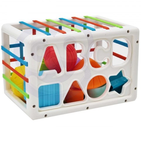 WOOPIE BABY Elastyczna Kostka Sensoryczna Sorter dla Dzieci Kolorowe Kształty Alfabet 15 el. WOOPIE BABY Elastyczna Kostka Sensoryczna Sorter dla Dzieci Kolorowe Kształty Alfabet 15 el.