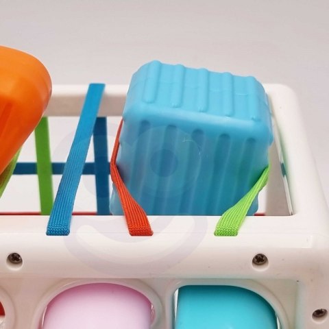 WOOPIE BABY Elastyczna Kostka Sensoryczna Sorter dla Dzieci Kolorowe Kształty Alfabet 15 el. WOOPIE BABY Elastyczna Kostka Sensoryczna Sorter dla Dzieci Kolorowe Kształty Alfabet 15 el.