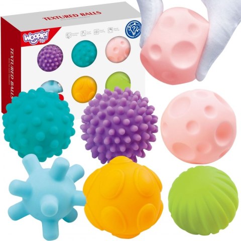 WOOPIE BABY Klocki Sensoryczne do Ściskania 6 el. WOOPIE BABY Klocki Sensoryczne do Ściskania 6 el.