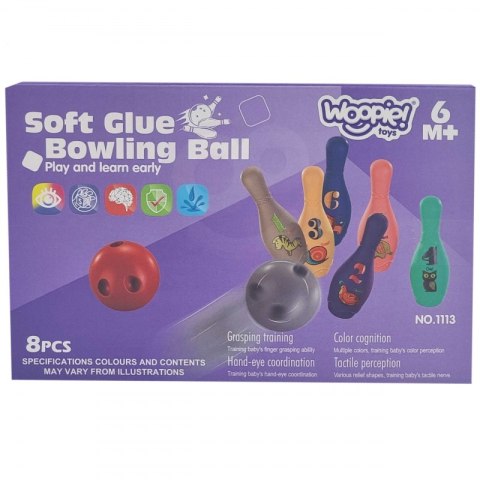 WOOPIE BABY Kręgle Sensoryczne dla Niemowląt 8 el. WOOPIE BABY Kręgle Sensoryczne dla Niemowląt 8 el.