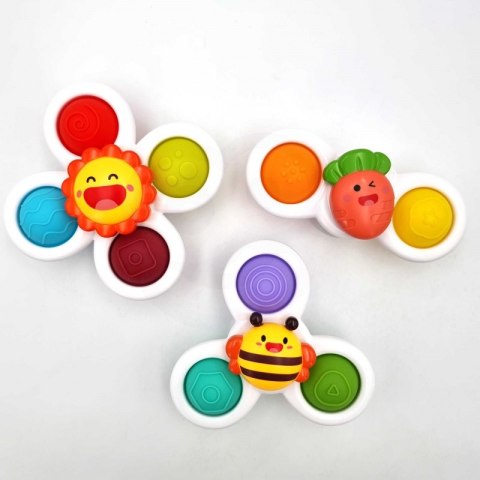 WOOPIE BABY Spiner Zabawka Sensoryczna Edukacyjna 3w1 WOOPIE BABY Spiner Zabawka Sensoryczna Edukacyjna 3w1