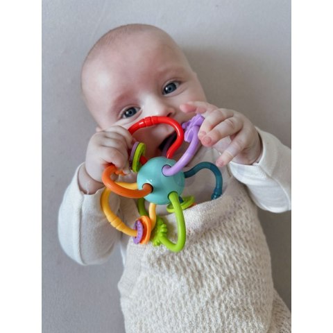 WOOPIE BABY ZABAWKA SENSORYCZNA GRZECHOTKA GRYZAK 2w1 WOOPIE BABY ZABAWKA SENSORYCZNA GRZECHOTKA GRYZAK 2w1