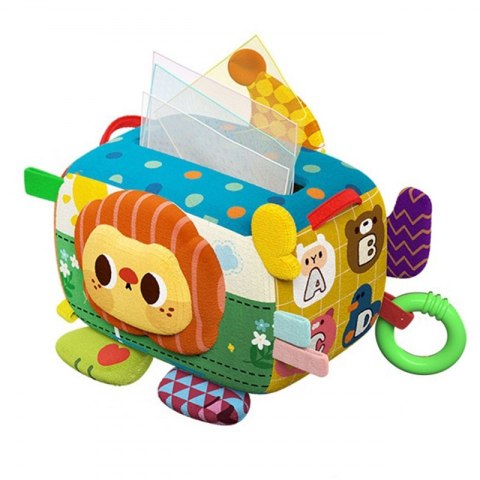WOOPIE BABY Zabawka Edukacyjna Sensoryczna Pani Metka Pudełeczko Chusteczek WOOPIE BABY Zabawka Edukacyjna Sensoryczna Pani Metka Pudełeczko Chusteczek