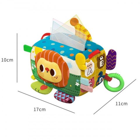 WOOPIE BABY Zabawka Edukacyjna Sensoryczna Pani Metka Pudełeczko Chusteczek WOOPIE BABY Zabawka Edukacyjna Sensoryczna Pani Metka Pudełeczko Chusteczek