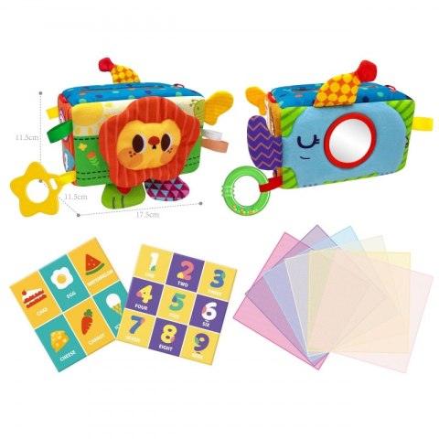 WOOPIE BABY Zabawka Edukacyjna Sensoryczna Pani Metka Pudełeczko Chusteczek WOOPIE BABY Zabawka Edukacyjna Sensoryczna Pani Metka Pudełeczko Chusteczek