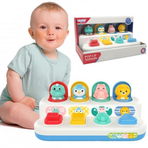 WOOPIE BABY Zabawka Edukacyjna Wyskakujące Zwierzątka POP-UP WOOPIE BABY Zabawka Edukacyjna Wyskakujące Zwierzątka POP-UP
