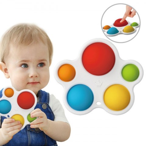 WOOPIE BABY Zabawka Sensoryczna Gryzak Antystresowy POP IT Montessori WOOPIE BABY Zabawka Sensoryczna Gryzak Antystresowy POP IT Montessori