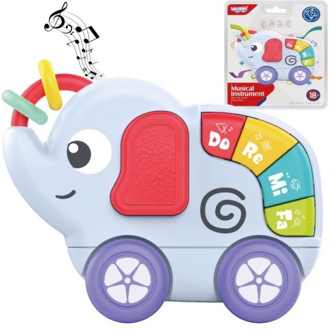 WOOPIE BABY Zabawka Sensoryczna Muzyczna dla Niemowląt Słonik WOOPIE BABY Zabawka Sensoryczna Muzyczna dla Niemowląt Słonik