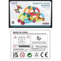 WOOPIE Magnetyczne Klocki Konstrukcyjne Edukacyjne 52 el. WOOPIE Magnetyczne Klocki Konstrukcyjne Edukacyjne 52 el.