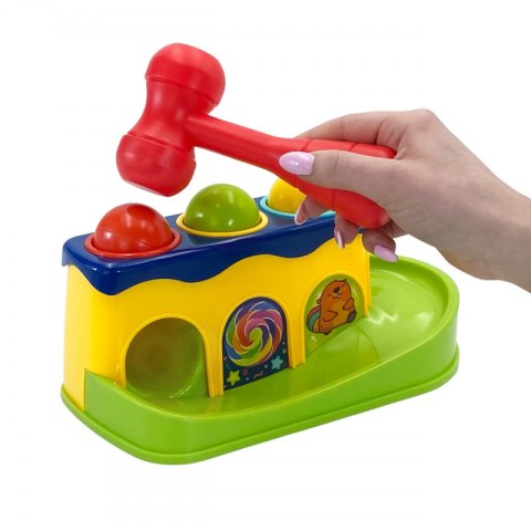 WOOPIE BABY Kolorowa Przebijanka Wbijanka z Młoteczkiem Montessori WOOPIE BABY Kolorowa Przebijanka Wbijanka z Młoteczkiem Montessori