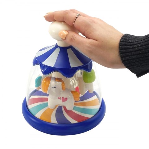 WOOPIE BABY Kolorowe Koniki Niebieski Bączek Karuzela WOOPIE BABY Kolorowe Koniki Niebieski Bączek Karuzela